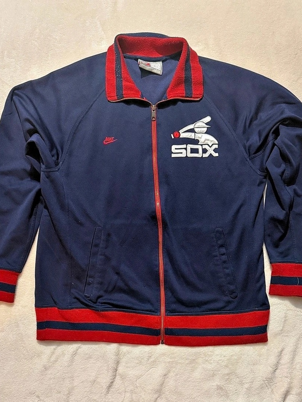 Nike Chicago White Sox Cooperstown Collection Full-Zip Track Jacket Track Jacket